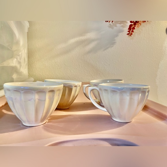 Anthropologie Other - Anthropologie Home Luster Latte Mermaid Mug Bundle (4pc)